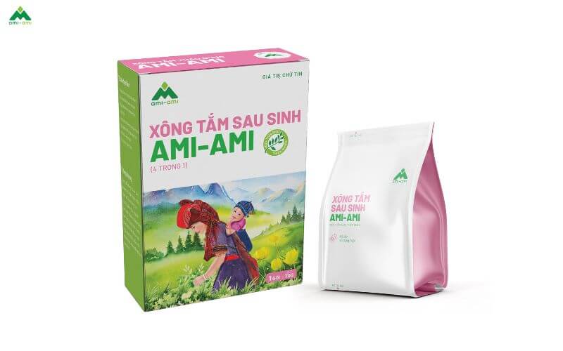 Thảo dược tắm cho mẹ sau sinh của thương hiệu AMI AMI