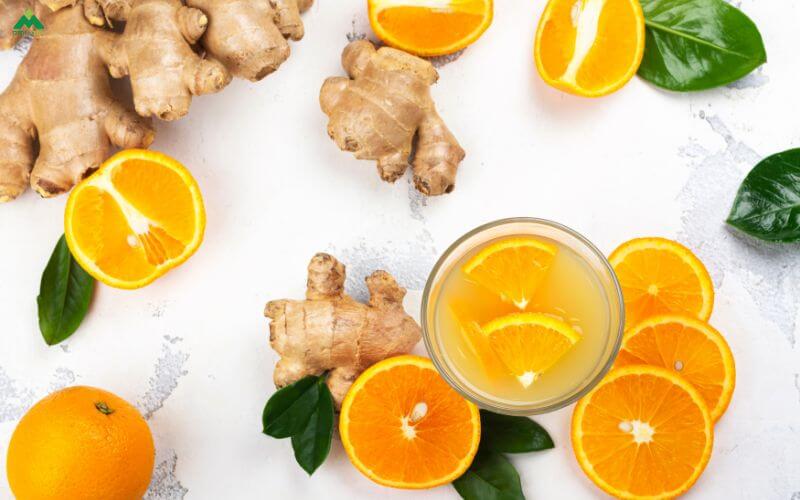 Detox cam – gừng – sả