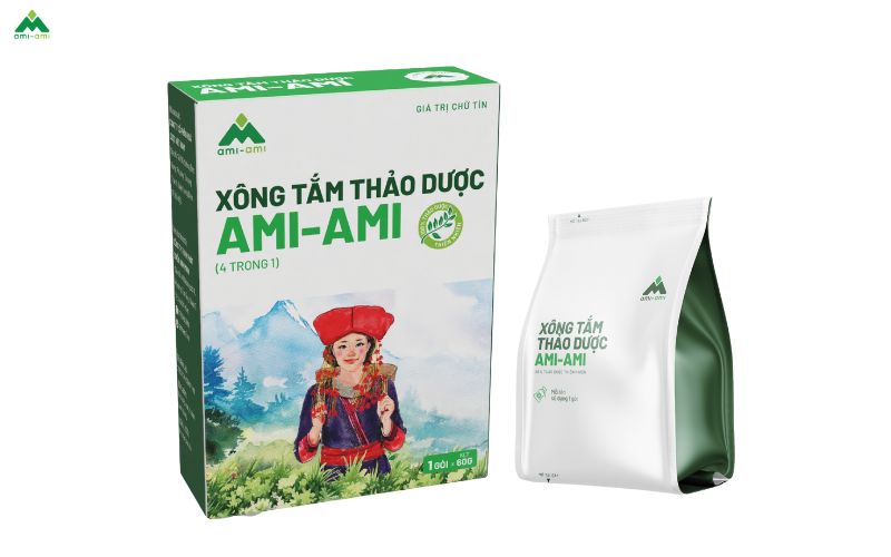 Sản phẩm xông tắm thảo dược (4in1) Ami-Ami tiện lợi, an toàn, hiệu quả cao