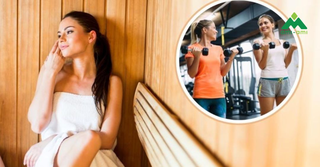 Xông hơi sau khi tập thể dục