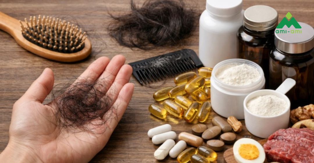 Sử dụng sản phẩm hỗ trợ kích thích mọc tóc