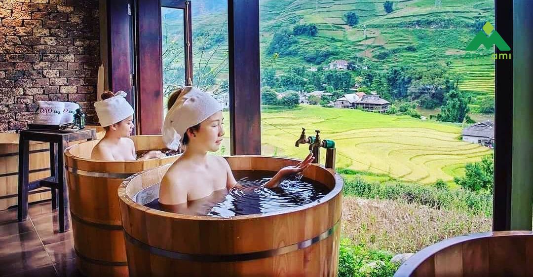 Địa điểm tắm lá thuốc người Dao đỏ