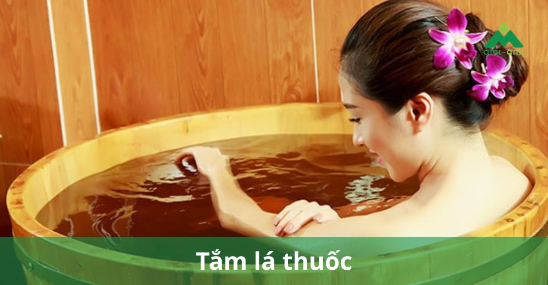 tắm lá thuốc