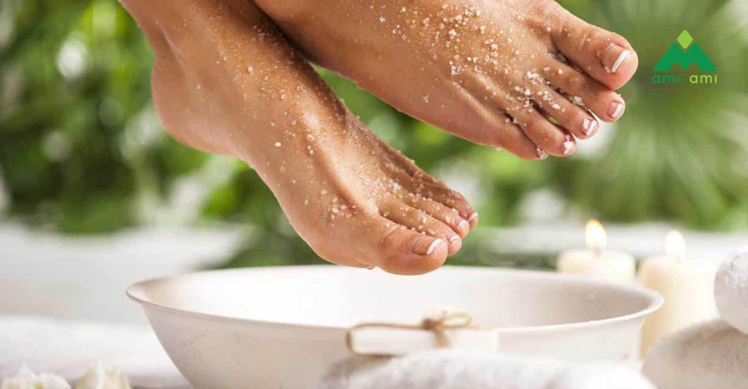 Giảm cảm cúm bằng ngâm/xông chân