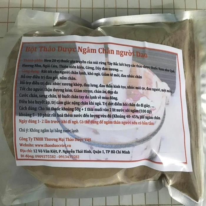 Bột ngâm chân thảo dược của Người Dao - Tây Bắc (Thảo Dược Việt)