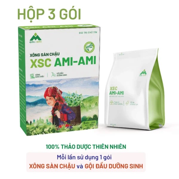 Giải pháp thảo dược xông vùng kín tại Ami-Ami