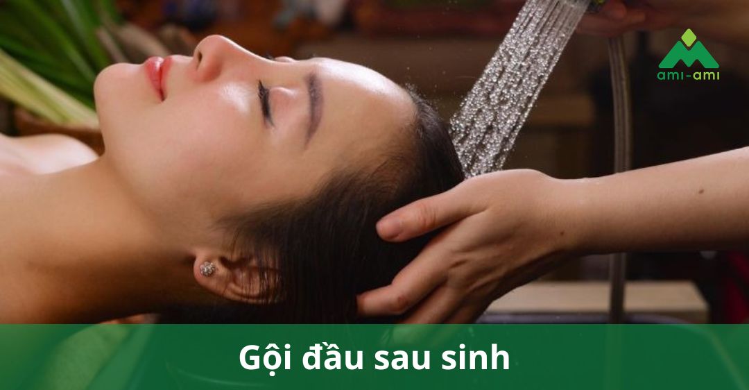 Gội đầu sau sinh