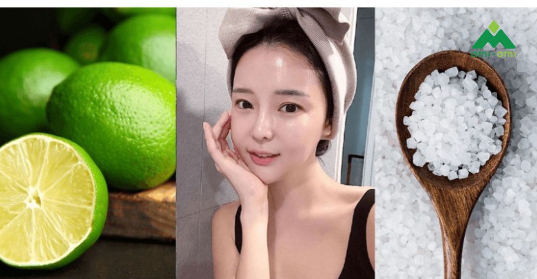 Xông mặt bằng nước muối và chanh