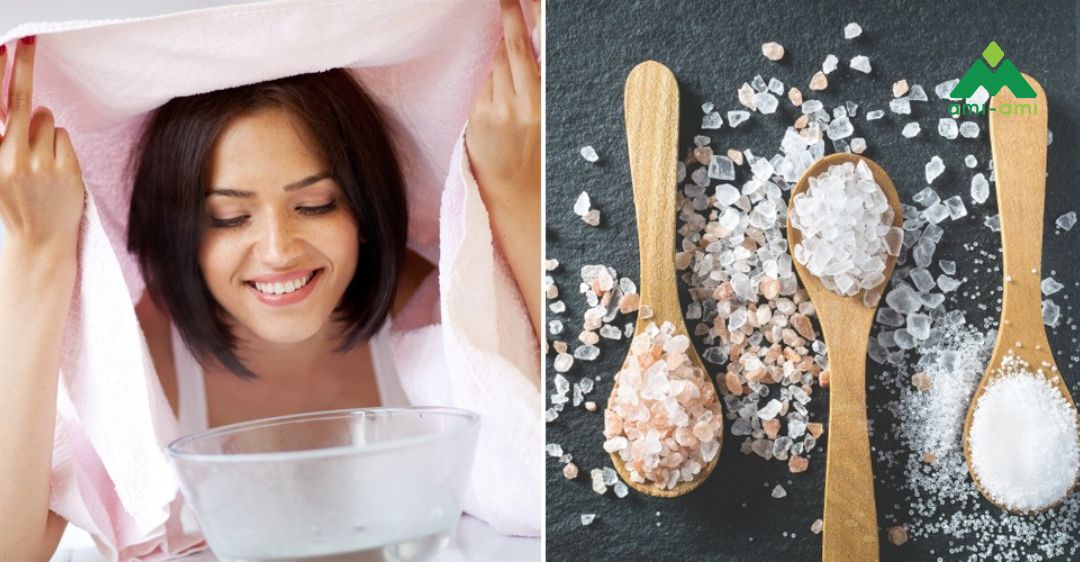 Xông mặt bằng nước muối có tác dụng gì?