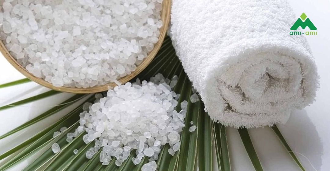 Xông mặt bằng muối hột
